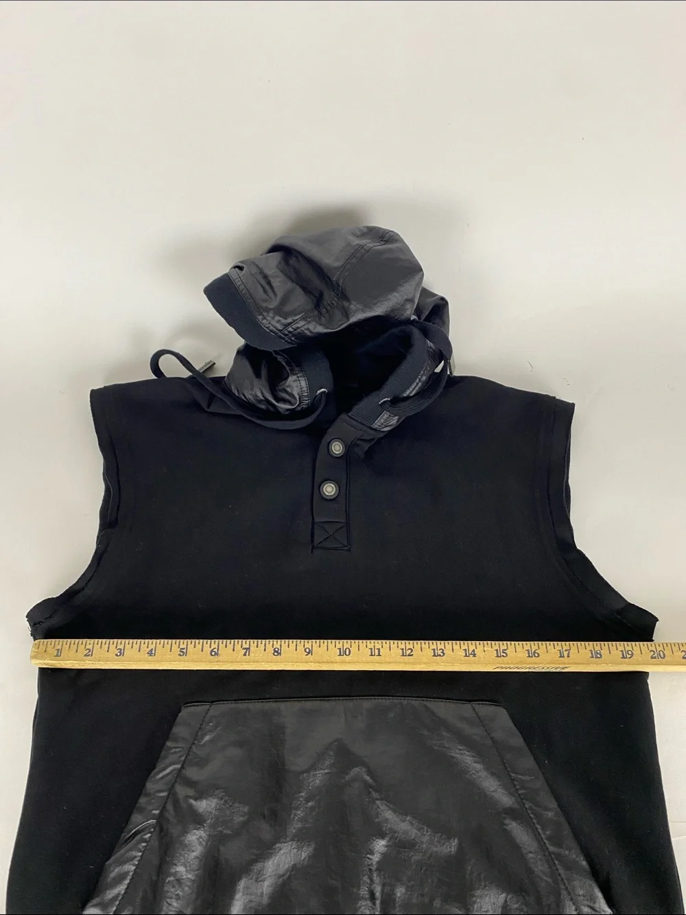 New Nasty Pig Mens Pickup Sleeveless Hoodie, Black, S
